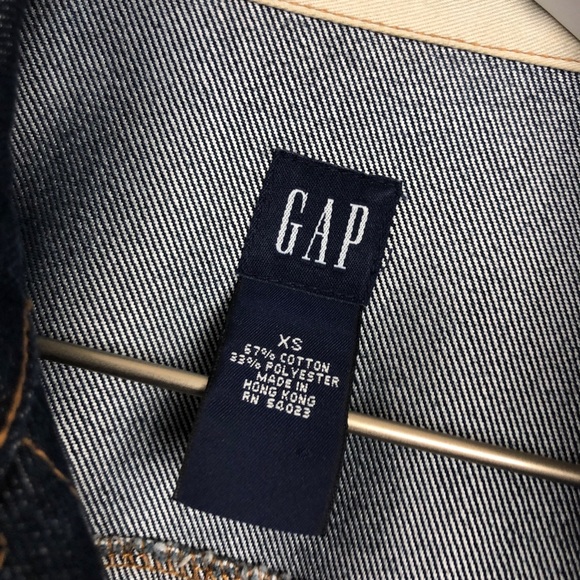GAP Dark Denim Jean Jacket - Picture 7 of 8